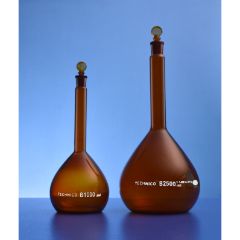 Volumetric Flask Amber With Glass Stopper Class B 250 ML